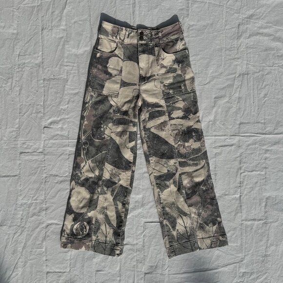 Pilcro Camouflage Women Jeans - Black and Gray - Picture 1 of 8